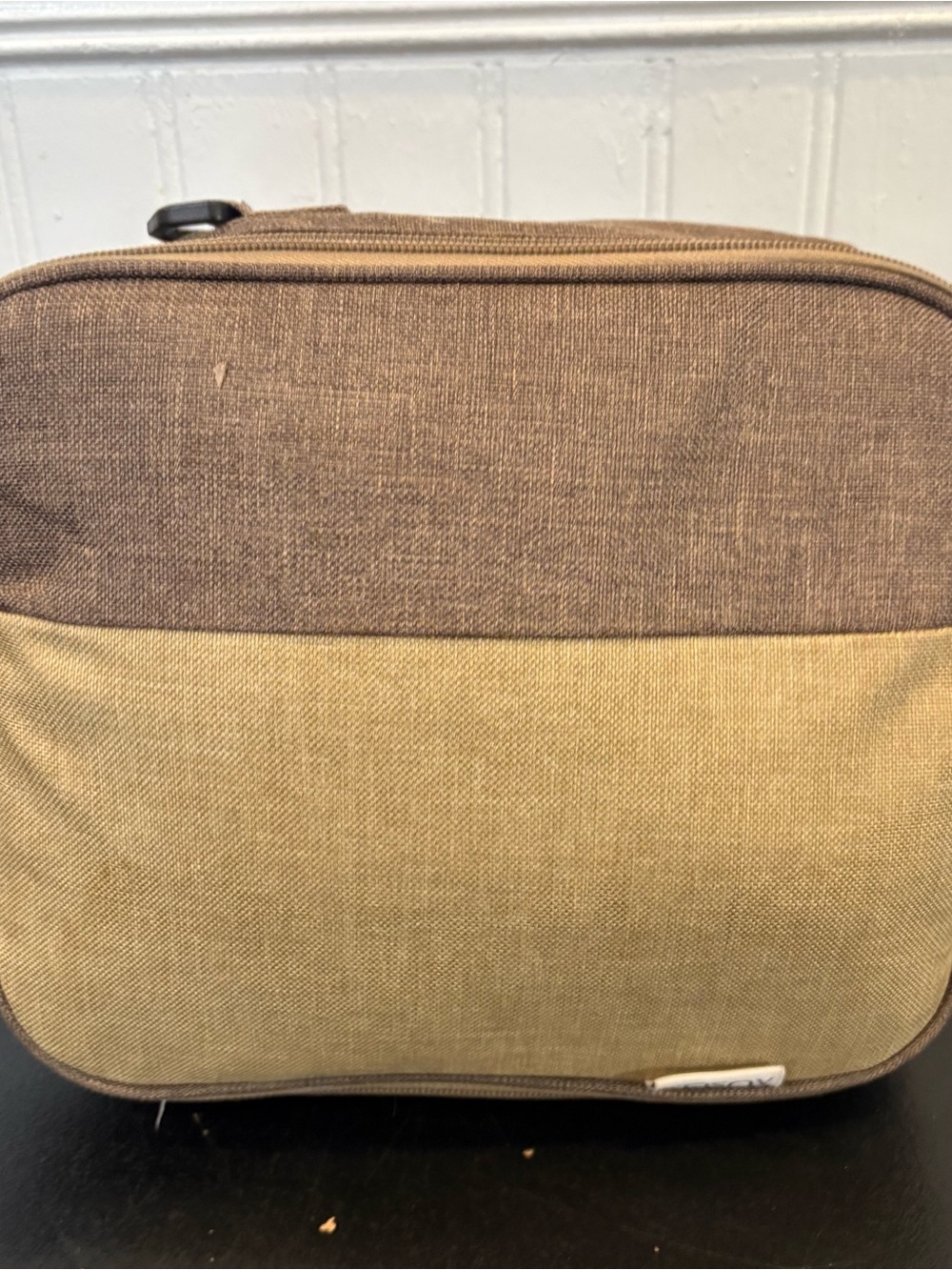 Insulated tan lunchbox